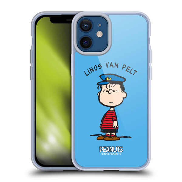 Peanuts Characters Linus van Pelt Soft Gel Case for Apple iPhone 12 Mini & MagSafe