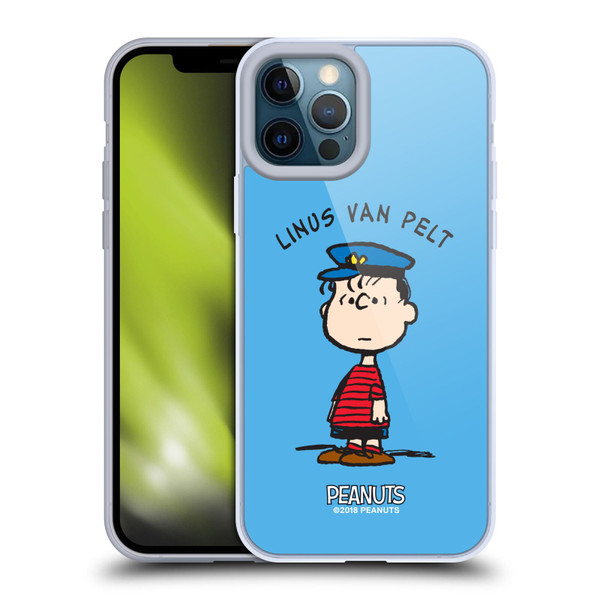 Peanuts Characters Linus van Pelt Soft Gel Case for Apple iPhone 12 Pro Max & MagSafe