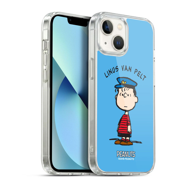 Peanuts Characters Linus van Pelt Soft Gel Case for Apple iPhone 13