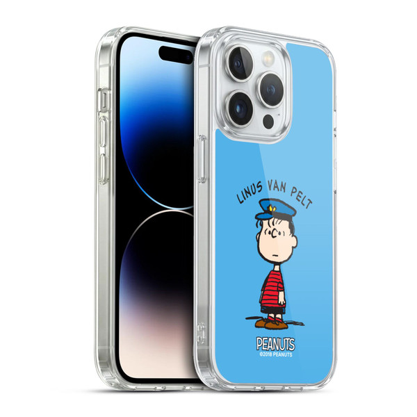 Peanuts Characters Linus van Pelt Soft Gel Case for Apple iPhone 13 Pro & MagSafe