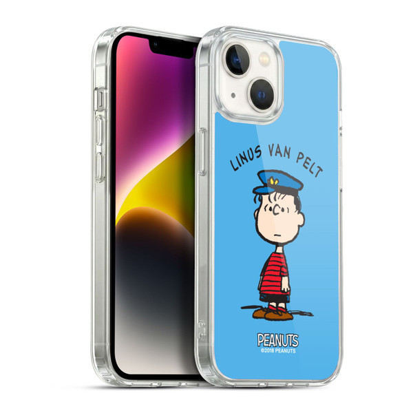 Peanuts Characters Linus van Pelt Soft Gel Case for Apple iPhone 14
