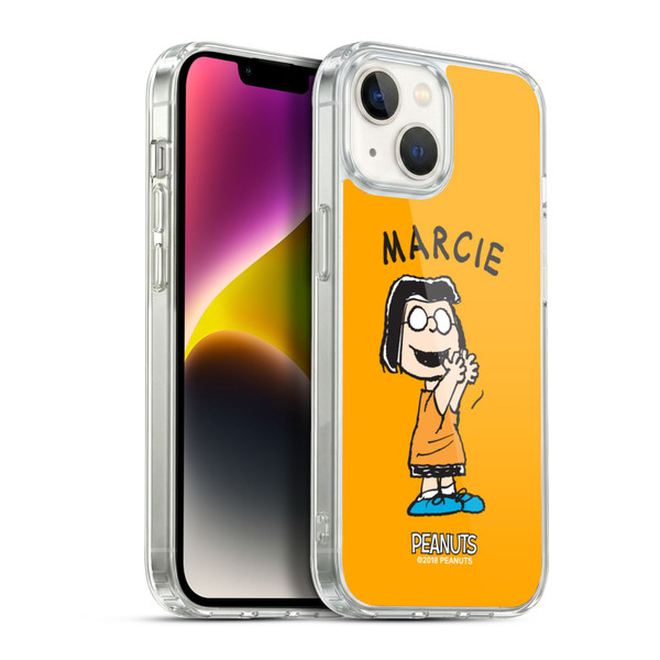 Peanuts Characters Marcie Soft Gel Case for Apple iPhone 14