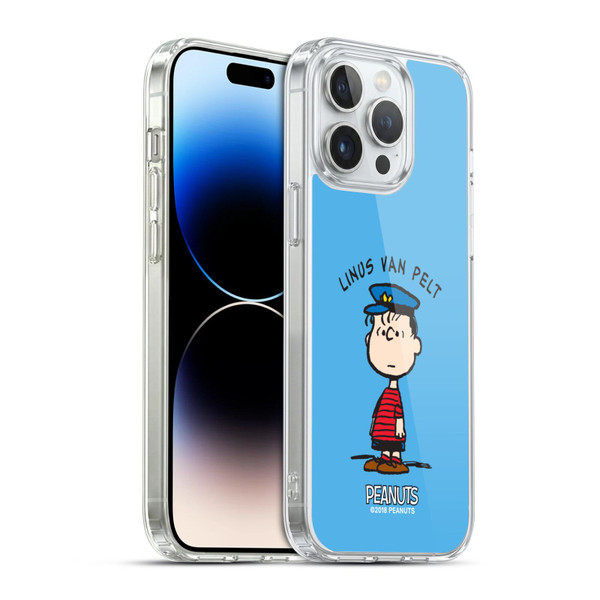 Peanuts Characters Linus van Pelt Soft Gel Case for Apple iPhone 14 Pro Max & MagSafe