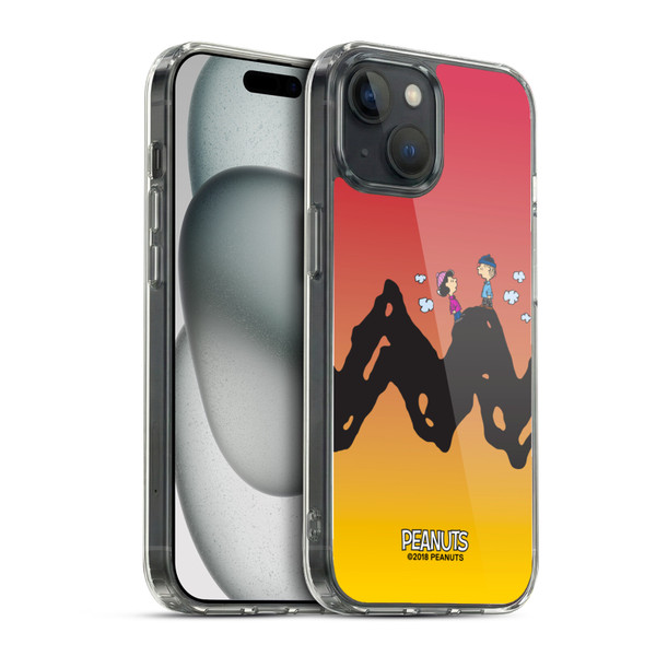 Peanuts Characters Charlie & Lucy Soft Gel Case for Apple iPhone 15 & MagSafe