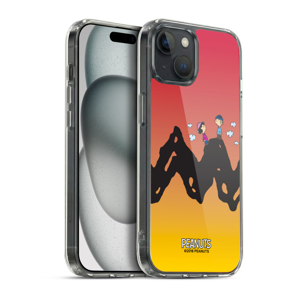 Peanuts Characters Charlie & Lucy Soft Gel Case for Apple iPhone 15 Plus & MagSafe