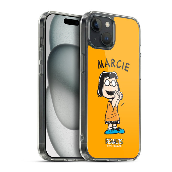 Peanuts Characters Marcie Soft Gel Case for Apple iPhone 15 Plus & MagSafe