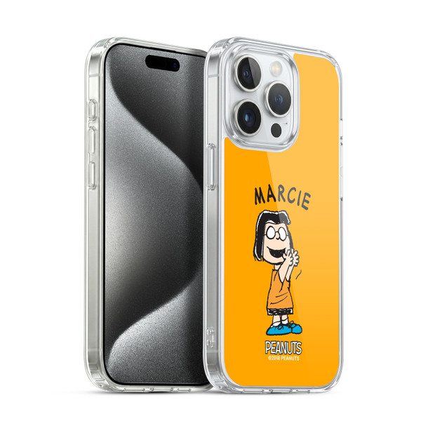 Peanuts Characters Marcie Soft Gel Case for Apple iPhone 15 Pro & MagSafe