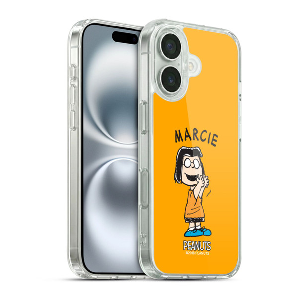 Peanuts Characters Marcie Soft Gel Case for Apple iPhone 16 & MagSafe