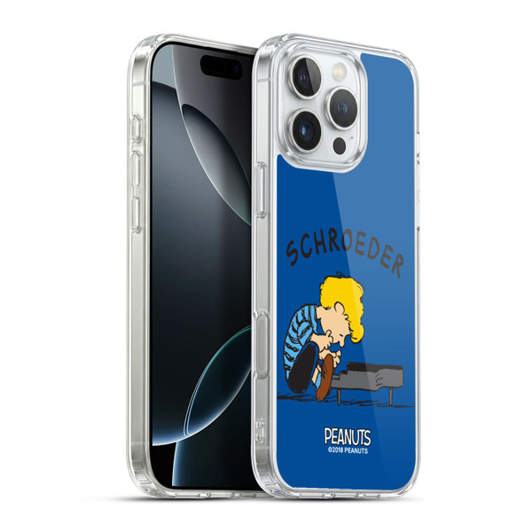 Peanuts Characters Schroeder Soft Gel Case for Apple iPhone 16 Pro Max & MagSafe