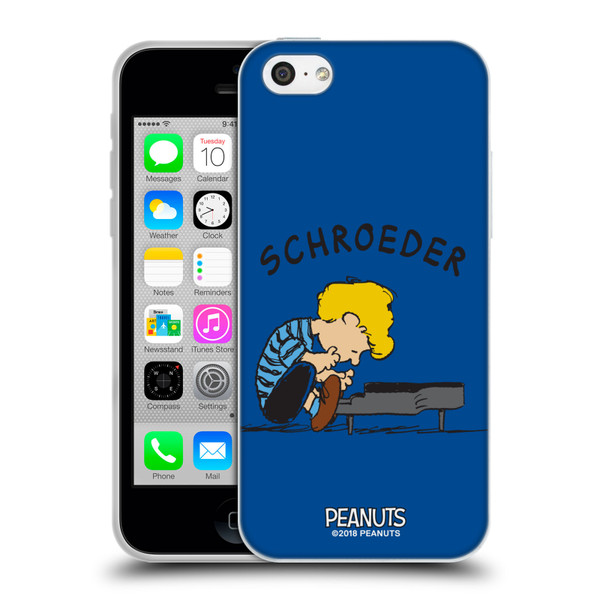Peanuts Characters Schroeder Soft Gel Case for Apple iPhone 5c