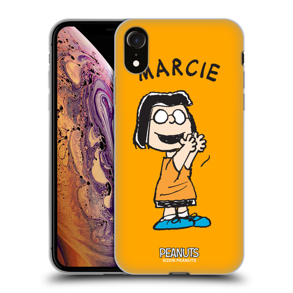 Peanuts Characters Marcie Soft Gel Case for Apple iPhone XR