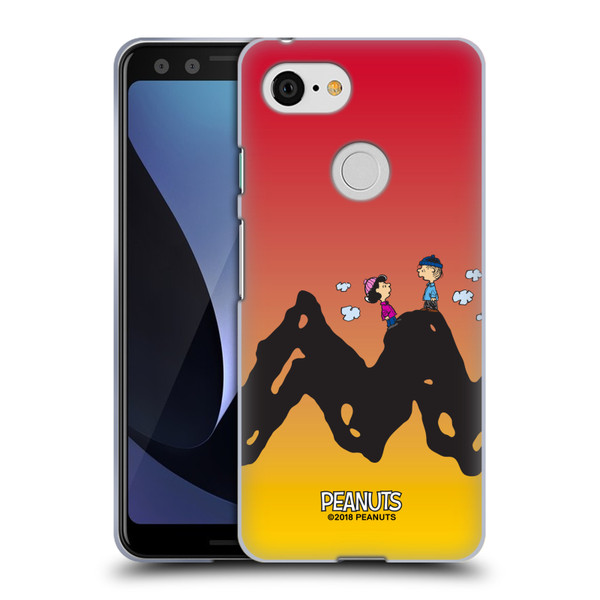 Peanuts Characters Charlie & Lucy Soft Gel Case for Google Pixel 3