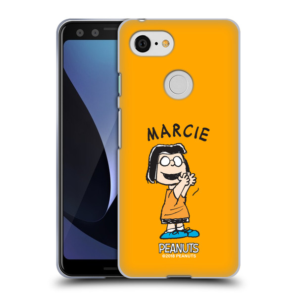 Peanuts Characters Marcie Soft Gel Case for Google Pixel 3
