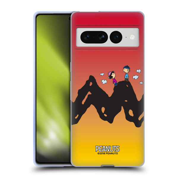 Peanuts Characters Charlie & Lucy Soft Gel Case for Google Pixel 7 Pro
