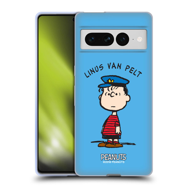 Peanuts Characters Linus van Pelt Soft Gel Case for Google Pixel 7 Pro
