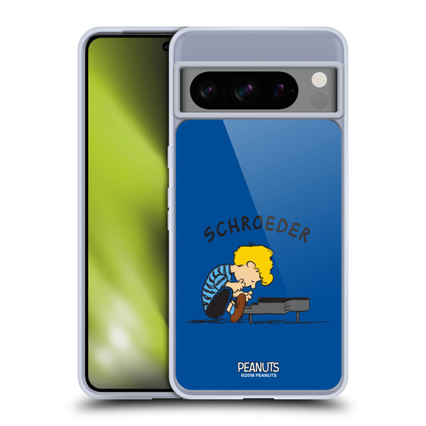 Peanuts Characters Schroeder Soft Gel Case for Google Pixel 8 Pro
