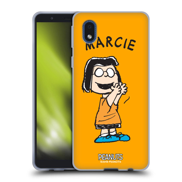 Peanuts Characters Marcie Soft Gel Case for Samsung Galaxy A01 Core (2020)