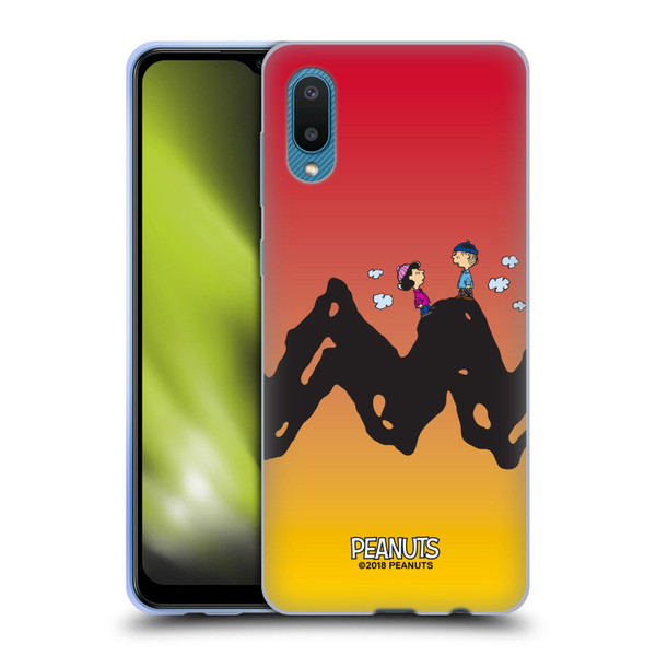 Peanuts Characters Charlie & Lucy Soft Gel Case for Samsung Galaxy A02/M02 (2021)