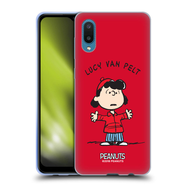 Peanuts Characters Lucy van Pelt Soft Gel Case for Samsung Galaxy A02/M02 (2021)