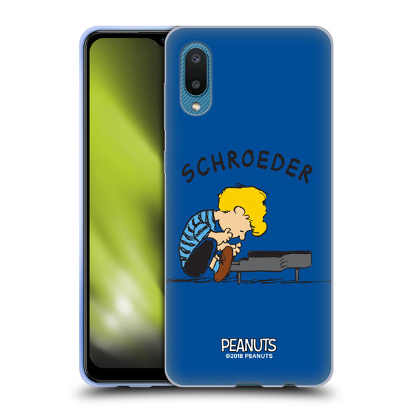 Peanuts Characters Schroeder Soft Gel Case for Samsung Galaxy A02/M02 (2021)