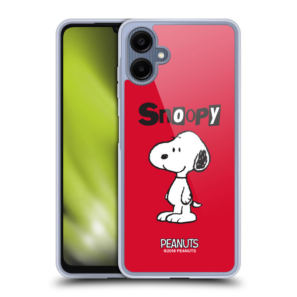 Peanuts Characters Snoopy Soft Gel Case for Samsung Galaxy A06 4G / 5G