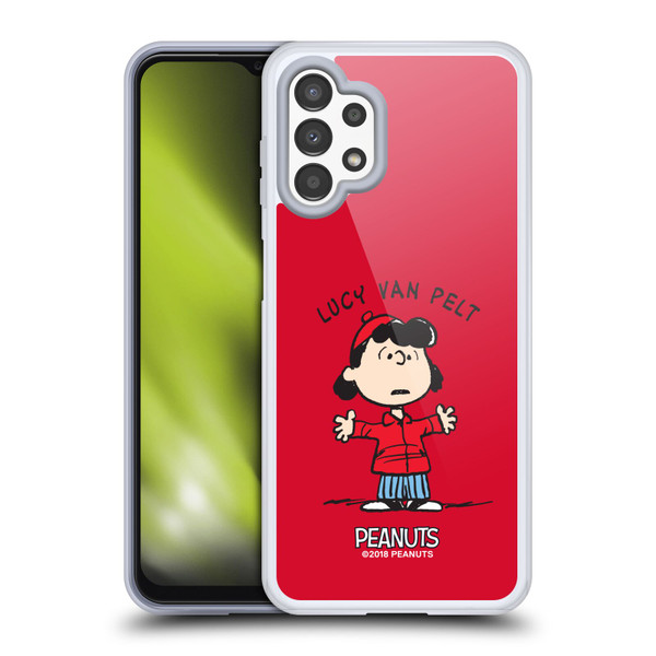 Peanuts Characters Lucy van Pelt Soft Gel Case for Samsung Galaxy A13 (2022)
