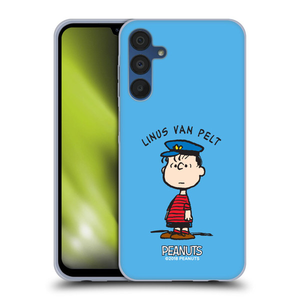 Peanuts Characters Linus van Pelt Soft Gel Case for Samsung Galaxy A15 & MagSafe