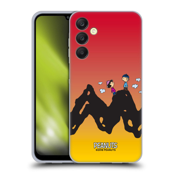 Peanuts Characters Charlie & Lucy Soft Gel Case for Samsung Galaxy A25 5G