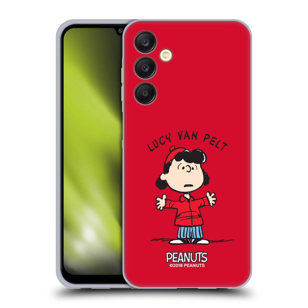 Peanuts Characters Lucy van Pelt Soft Gel Case for Samsung Galaxy A25 5G