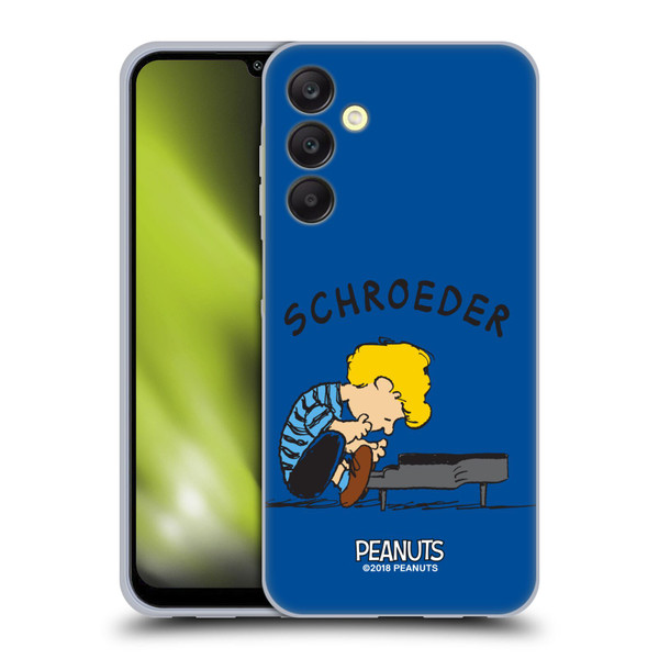 Peanuts Characters Schroeder Soft Gel Case for Samsung Galaxy A25 5G