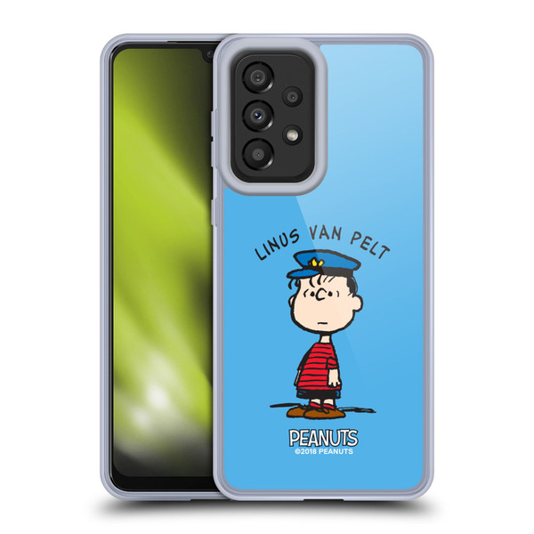 Peanuts Characters Linus van Pelt Soft Gel Case for Samsung Galaxy A33 5G (2022)