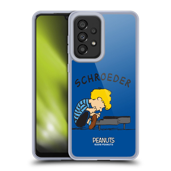 Peanuts Characters Schroeder Soft Gel Case for Samsung Galaxy A33 5G (2022)