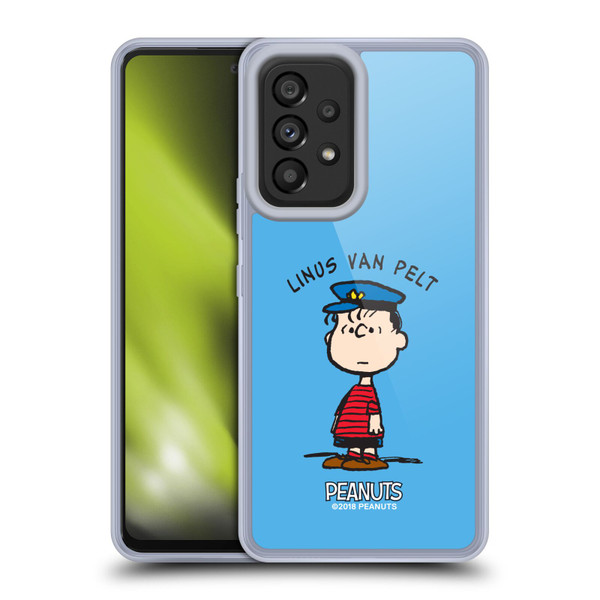 Peanuts Characters Linus van Pelt Soft Gel Case for Samsung Galaxy A53 5G (2022)