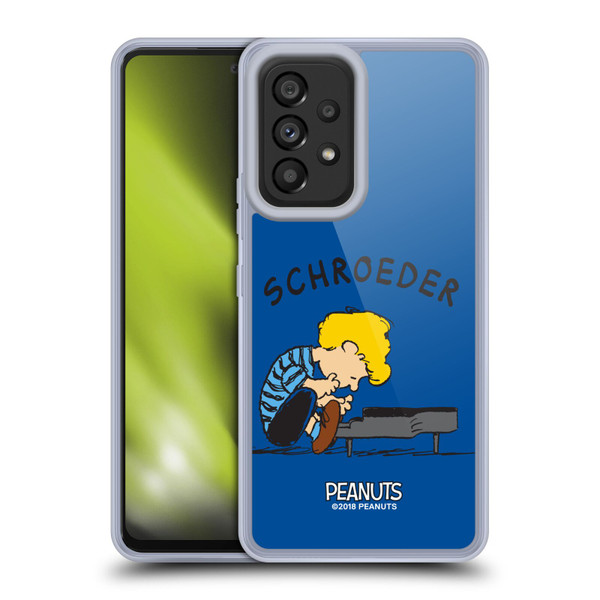 Peanuts Characters Schroeder Soft Gel Case for Samsung Galaxy A53 5G (2022)