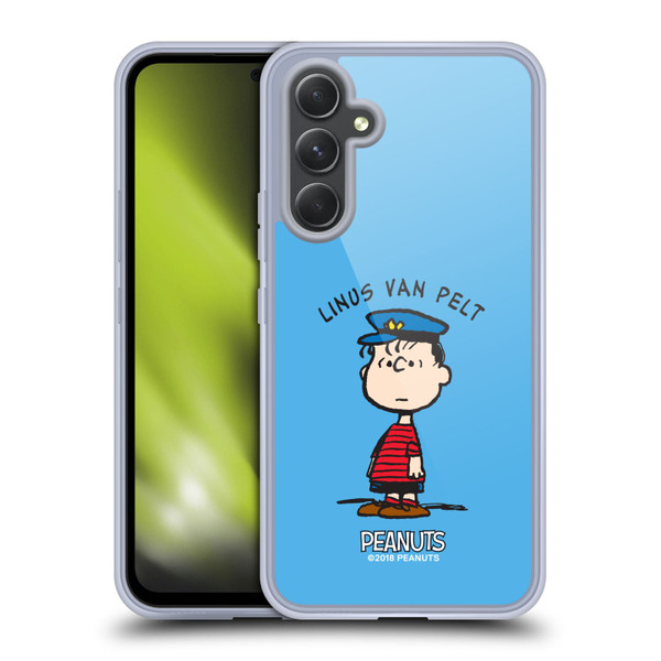 Peanuts Characters Linus van Pelt Soft Gel Case for Samsung Galaxy A54 5G