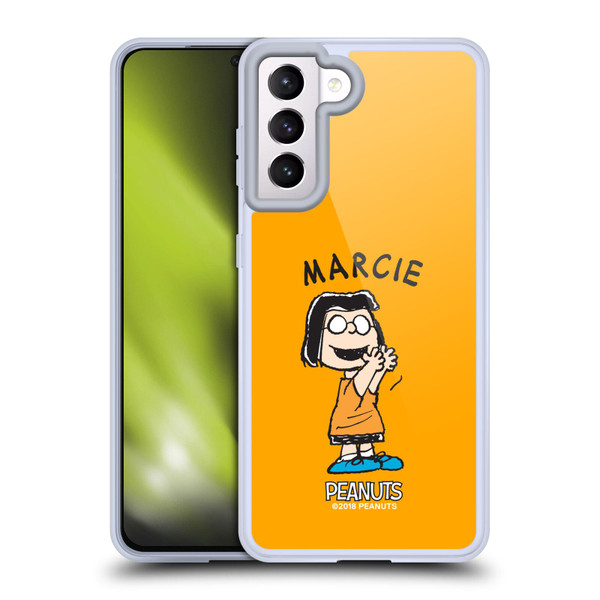 Peanuts Characters Marcie Soft Gel Case for Samsung Galaxy S21 5G & MagSafe