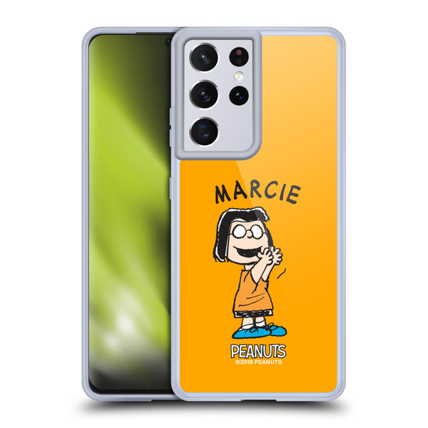 Peanuts Characters Marcie Soft Gel Case for Samsung Galaxy S21 Ultra 5G & MagSafe