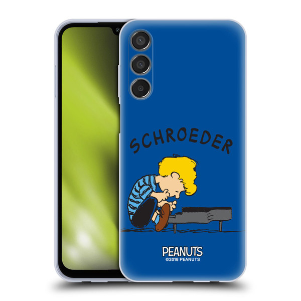 Peanuts Characters Schroeder Soft Gel Case for Samsung Galaxy M15/F15 5G