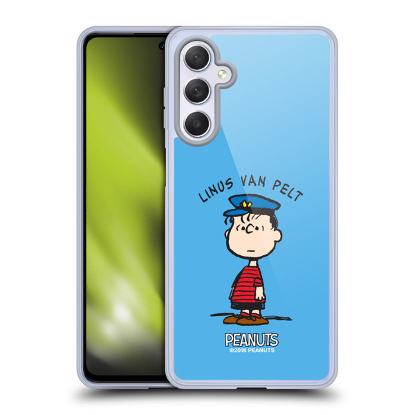 Peanuts Characters Linus van Pelt Soft Gel Case for Samsung Galaxy M54 5G