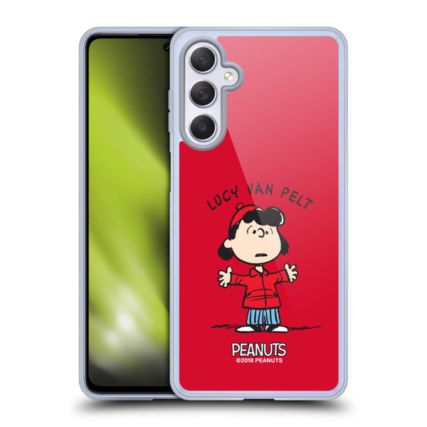 Peanuts Characters Lucy van Pelt Soft Gel Case for Samsung Galaxy M54 5G