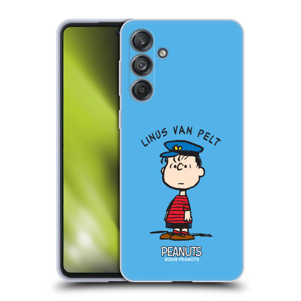 Peanuts Characters Linus van Pelt Soft Gel Case for Samsung Galaxy M55 5G