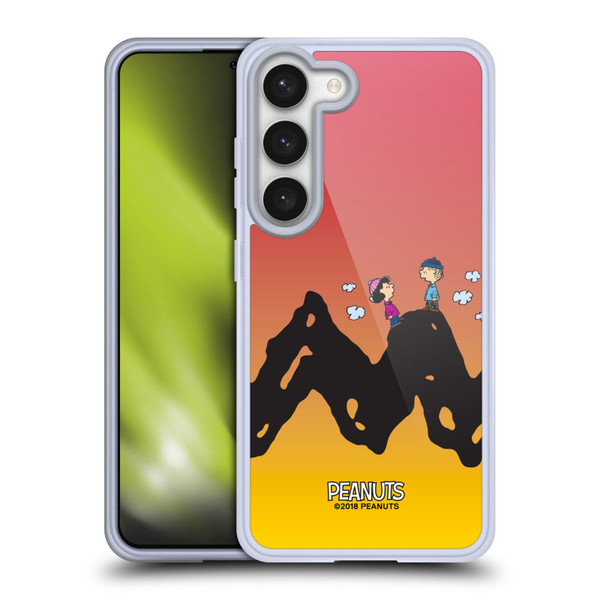 Peanuts Characters Charlie & Lucy Soft Gel Case for Samsung Galaxy S23 5G & MagSafe
