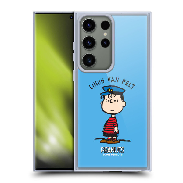 Peanuts Characters Linus van Pelt Soft Gel Case for Samsung Galaxy S23 Ultra 5G & MagSafe