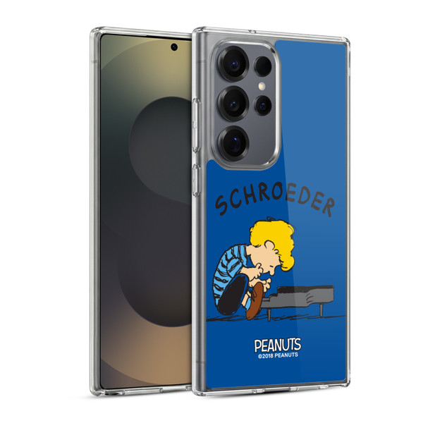 Peanuts Characters Schroeder Soft Gel Case for Samsung Galaxy S25 Ultra & MagSafe