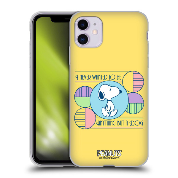 Peanuts Snoopy Deco Dreams Dog Soft Gel Case for Apple iPhone 11