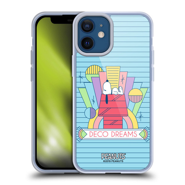 Peanuts Snoopy Deco Dreams House Dreams Soft Gel Case for Apple iPhone 12 Mini & MagSafe