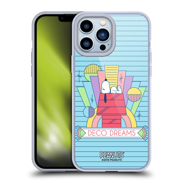 Peanuts Snoopy Deco Dreams House Dreams Soft Gel Case for Apple iPhone 13 Pro Max & MagSafe