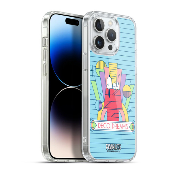 Peanuts Snoopy Deco Dreams House Dreams Soft Gel Case for Apple iPhone 13 Pro Max & MagSafe