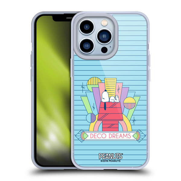 Peanuts Snoopy Deco Dreams House Dreams Soft Gel Case for Apple iPhone 13 Pro & MagSafe