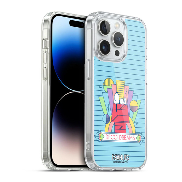 Peanuts Snoopy Deco Dreams House Dreams Soft Gel Case for Apple iPhone 13 Pro & MagSafe